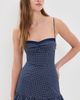 GUIZIO GUIZIO Margaux Mini Dress Navy/White - 2