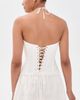 GUIZIO GUIZIO Marini Eyelet Mini Dress White - 3