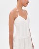 GUIZIO GUIZIO Marini Eyelet Mini Dress White - 4