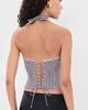 GUIZIO GUIZIO Marini Gingham Corset Black/White - 3