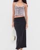 GUIZIO GUIZIO Marini Gingham Corset Black/White - 5