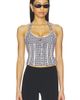 GUIZIO GUIZIO Marini Gingham Corset Top - 1