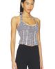 GUIZIO GUIZIO Marini Gingham Corset Top - 2