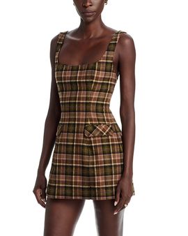 Guizio Guizio Nina Lace Up Back Mini Dress