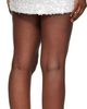 GUIZIO GUIZIO Off-White Floral Paillette Miniskirt - 3