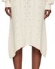 GUIZIO GUIZIO Off-White Noah Wool Cable Midi Skirt - 1