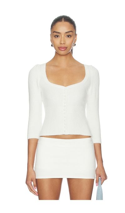 GUIZIO GUIZIO Rocie Sweetheart Cardigan