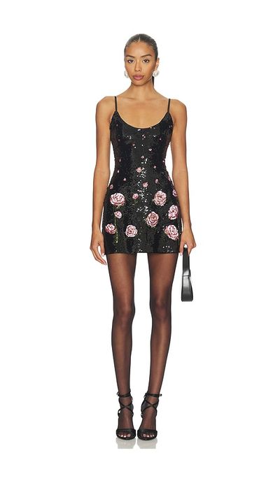 knee length dresses for ladies Guizio Halo Mini Dress Brown / L main image 1