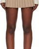 GUIZIO GUIZIO Taupe Vivienne Miniskirt - 1