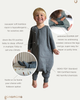 gunamuna gunamuna Long Sleeve Footie Sleep Bag, 2.5 TOG - Baby - 5