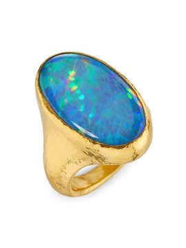 Gurhan Women's Rune 24K Gold Ring