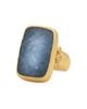 Gurhan Women's Rune 24K Yellow Gold, Aquamarine, & Diamond Ring - 1
