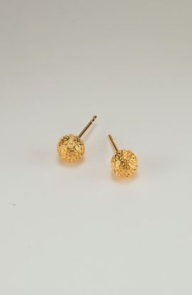Gwen Beloti Gwen Beloti Xo gold Ball stud earring 