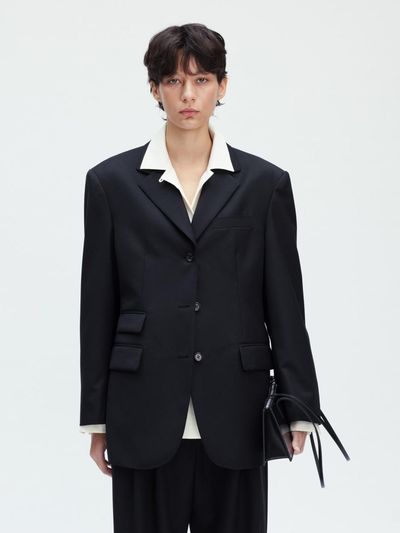 H8 ALEX WOOL JACKET (BLACK)