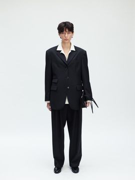 H8 ALEX WOOL PANTS (BLACK)