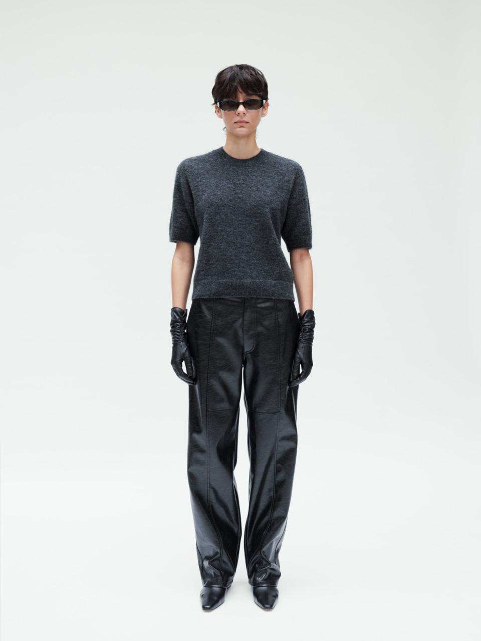 H8 CHOMA KNIT TOP (CHARCOAL)