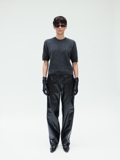 H8 CHOMA KNIT TOP (CHARCOAL)