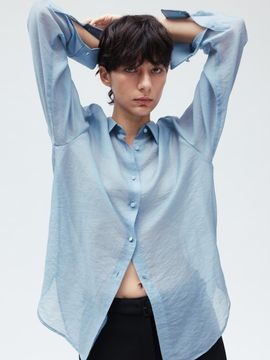 H8 ROSA BLOUSE (SMOKE BLUE)
