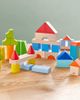 HABA HABA Colored Wooden Building Blocks - 46 Piece Set - 4