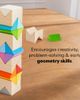 HABA HABA Colorful Triangle Wooden Block Game - 3