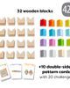 HABA HABA Colorful Triangle Wooden Block Game - 4