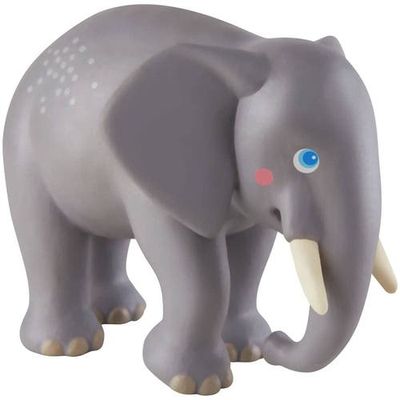 HABA HABA Little Friends Elephant - Chunky Plastic Zoo Animal Toy Figure