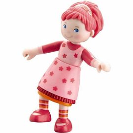 HABA HABA Little Friends Lilli - 4" Dollhouse Toy Figure with Pink Hair