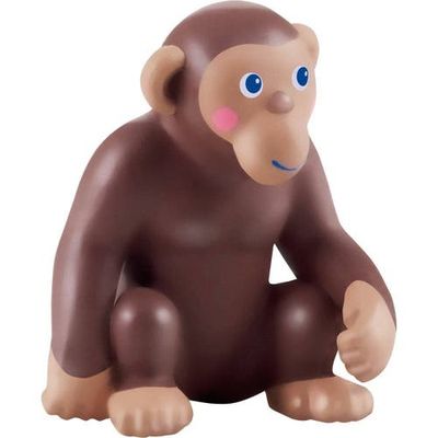 HABA HABA Little Friends Monkey - Chunky Plastic Zoo Animal Toy Figure