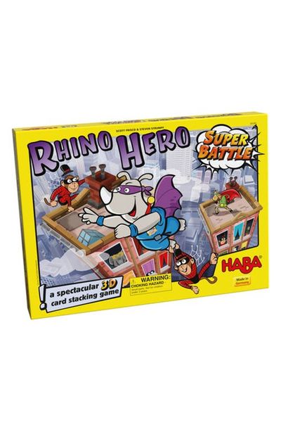 HABA HABA Rhino Hero - Super Battle Stacking Game