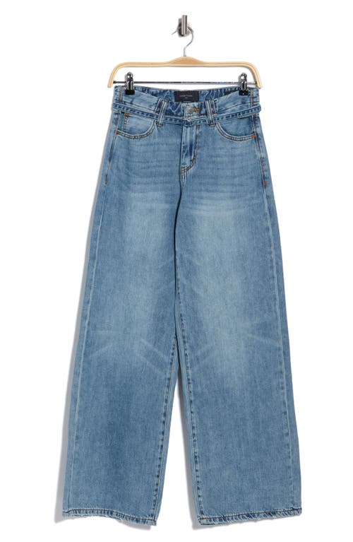 Habitual Habitual Brynn Belted High Waist Ankle Wide Leg Jeans