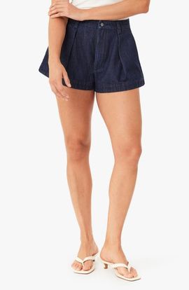 Habitual Habitual Carrie Pleated Denim Shorts