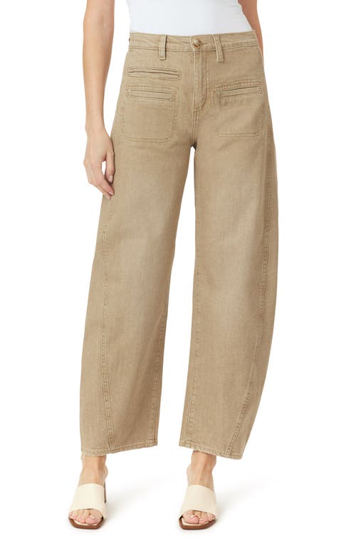 Habitual Habitual Evie High Front Patch Ankle Barrel Leg Jeans