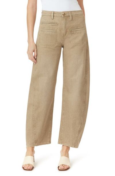 Habitual Habitual Evie High Front Patch Ankle Barrel Leg Jeans