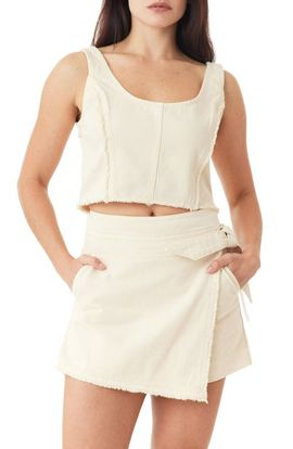 Habitual Habitual Fray Crop Denim Tank
