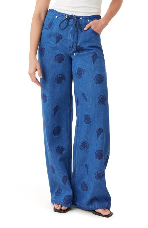Habitual Habitual Lia Seashell High Waist Wide Leg Jeans