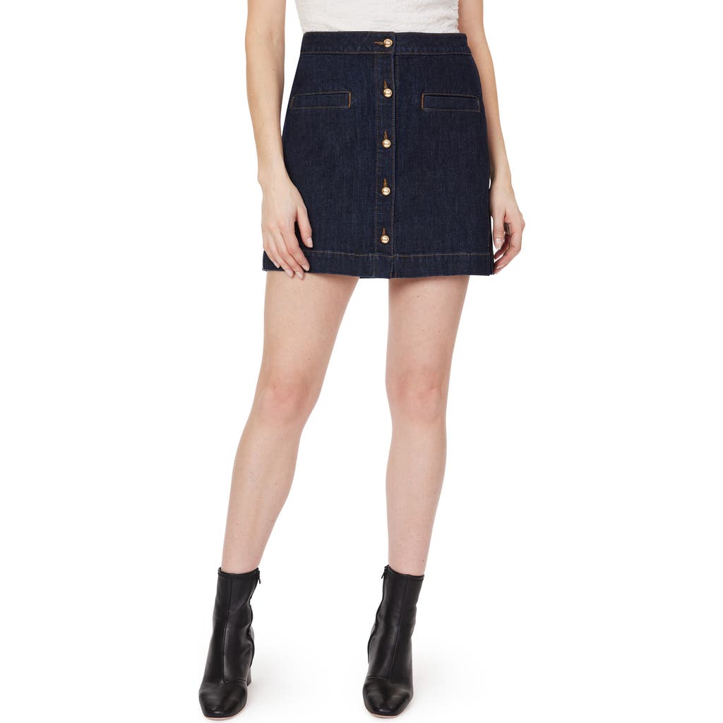 Habitual Habitual Studded Denim Miniskirt