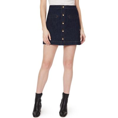 Habitual Habitual Studded Denim Miniskirt