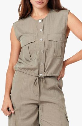 Habitual Habitual Utility Button-Up Top