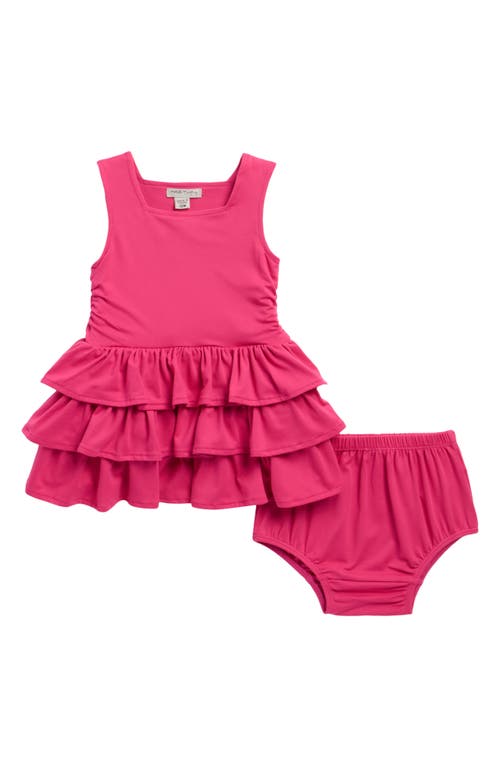 Habitual Kids Habitual Kids Ruched Tiered Dress with Bloomers