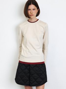 HACIE COLOR BLOCK RINGER TOP [3COLORS]