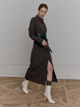 HACIE Stretch Long Shirt Dress