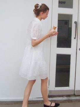 Hackesch Lena Dress_White