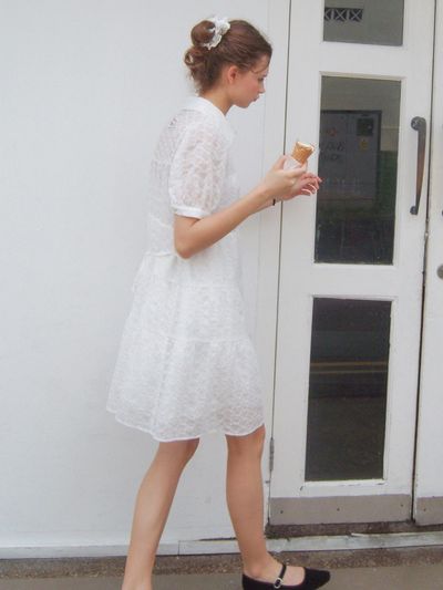 Hackesch Lena Dress_White