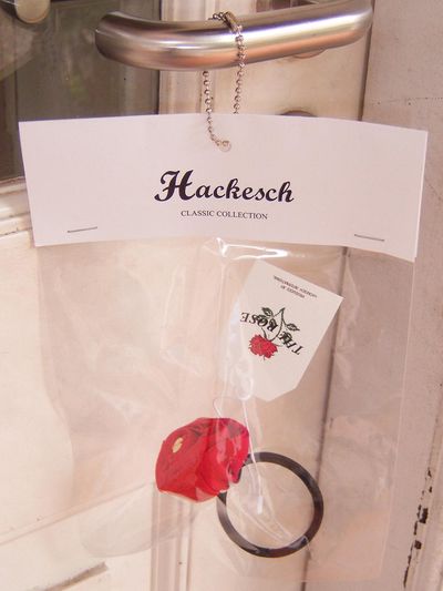 Hackesch Rose Hair Tie_Red