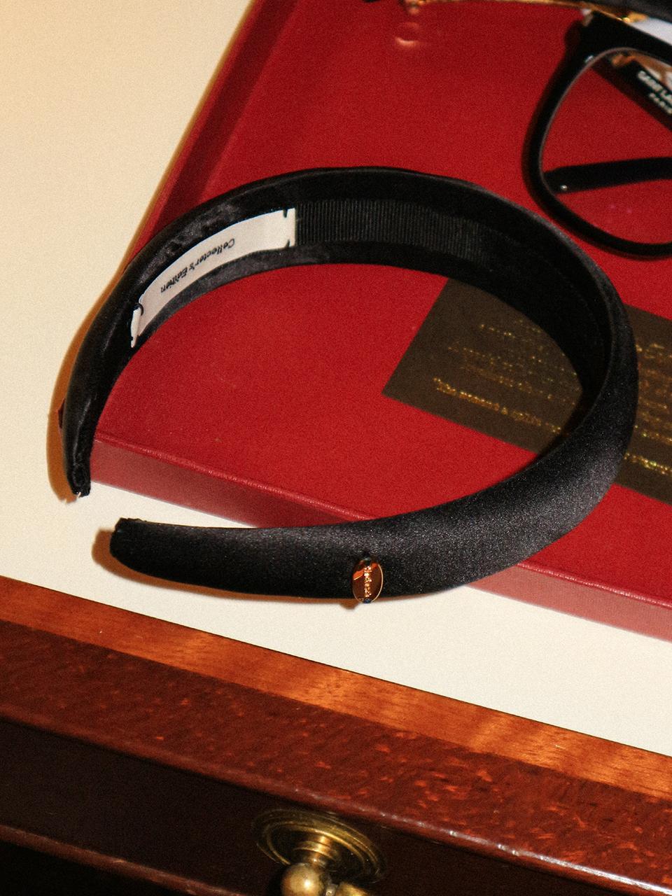 Hackesch Silk Headband_Black