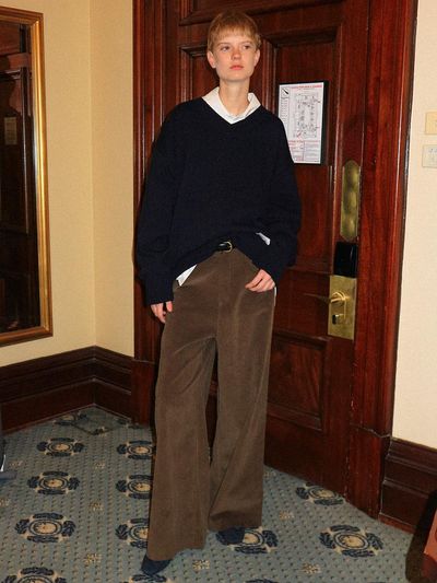 Hackesch Wood Pants_Khaki Brown