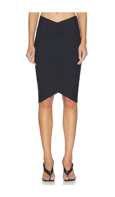HAELO HAELO Bandage Weave Midi Skirt