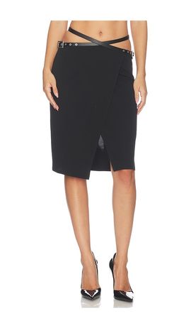 HAELO HAELO Belted Wrap Skirt