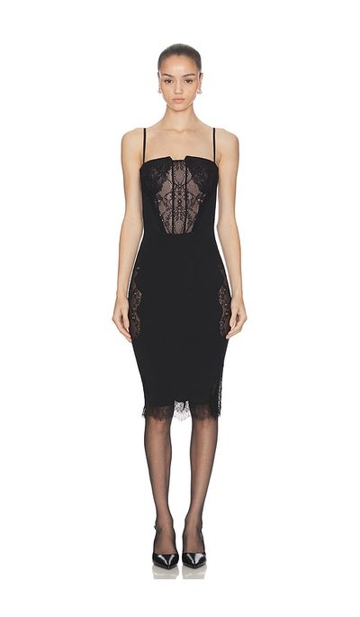 HAELO HAELO Collage Corset Dress