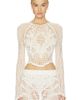 HAELO HAELO Crochet LS Top - 1